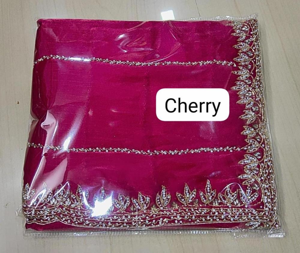 Zimmy Choo Saree With Khatli Handwork and Blouse Fabric!