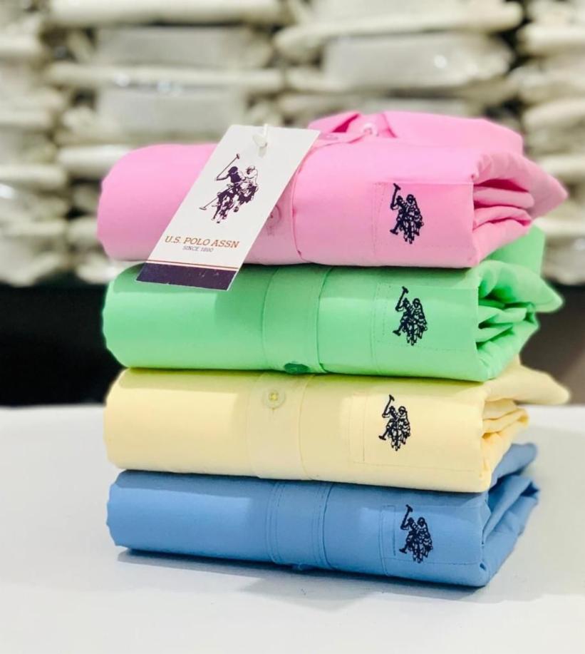Men's Cotton Full Sleeve Plain Shirts Combo 