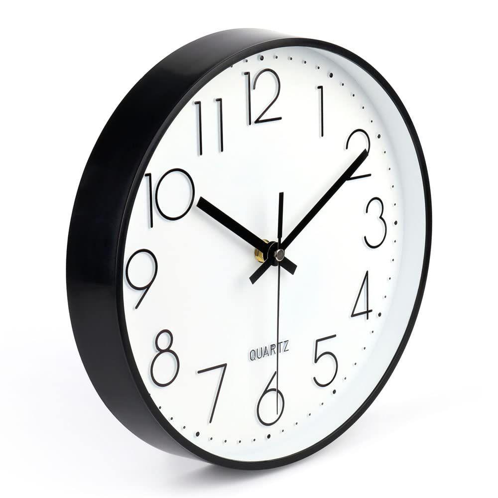 \"modern Minimalist Quartz Wall Clock | Elegant Home & Office Decor\"
