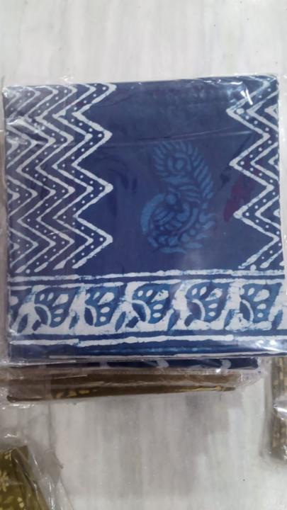 Cotton INDIGO Saree