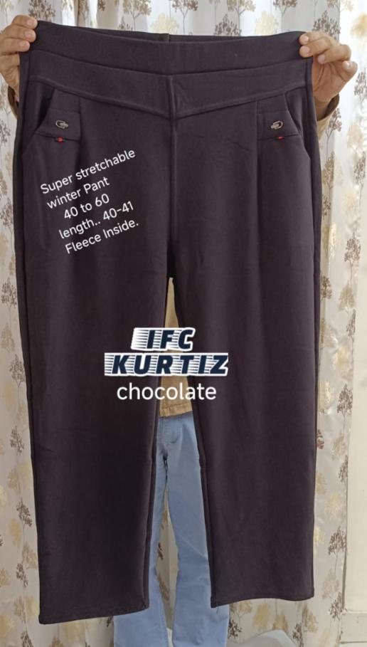 IFC Winter Stretchable Fleece Pants with Pockets!