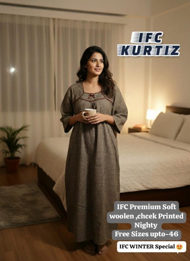 IFC Premium woolen Nighty 