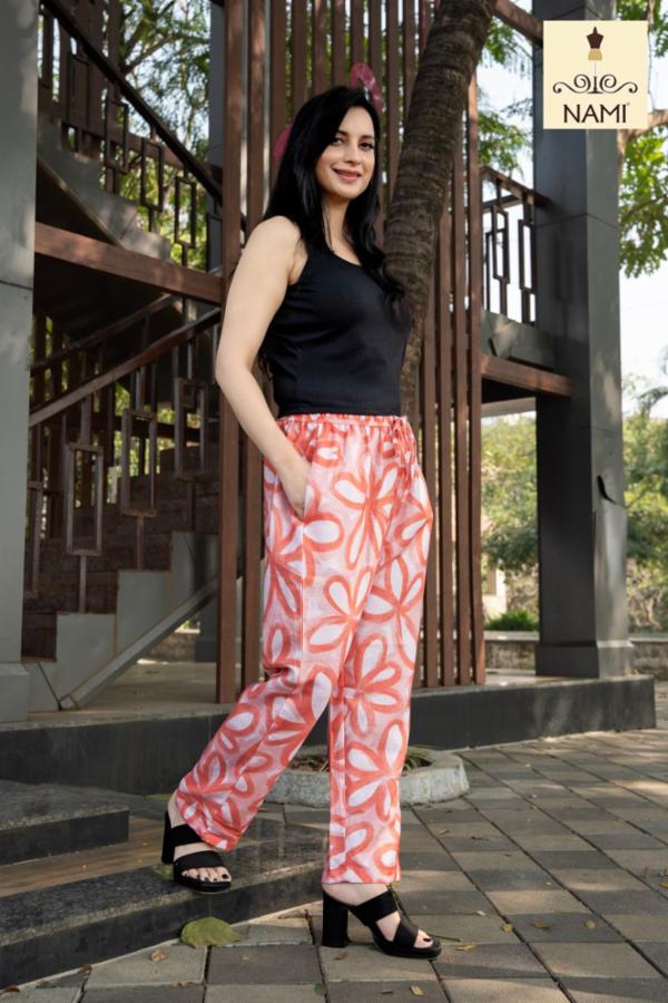 Soft linen Loose Fit Cutter Pants with Multiple Pockets
