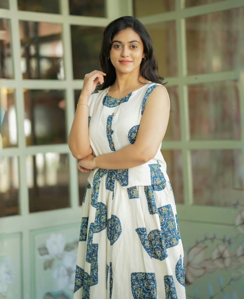 Women Premium Cotton Printed Skirt 