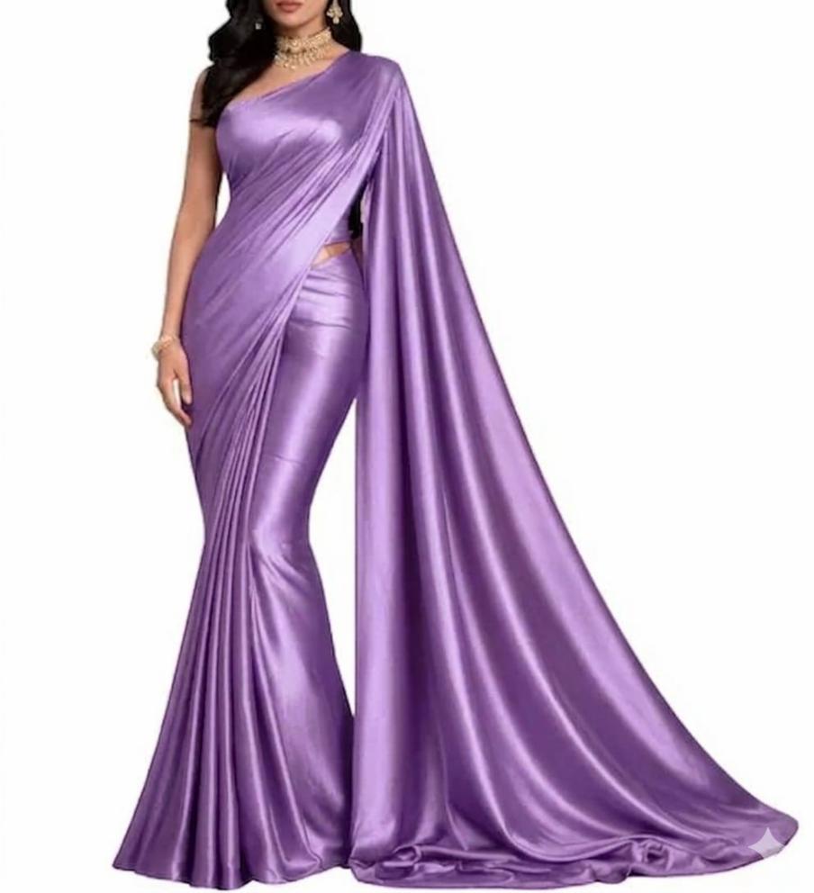 Plain Silky Shine Satin Fabric Material for Dress, Pillow Cover, Designer Clothes, Home Decor (44" Height, 5 Meter)