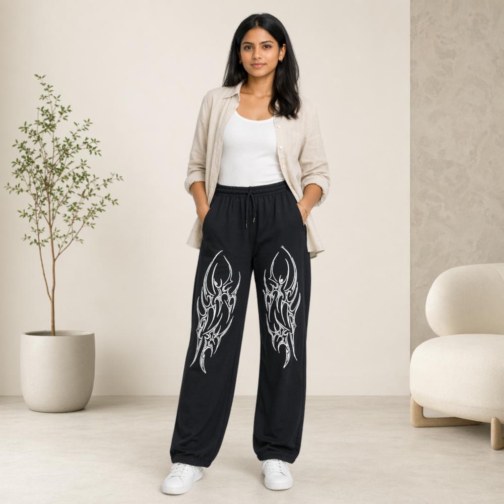 Women Terry Cotton Printed Pajama
