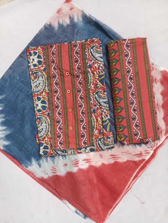 Beautiful unstitched cotton suit 