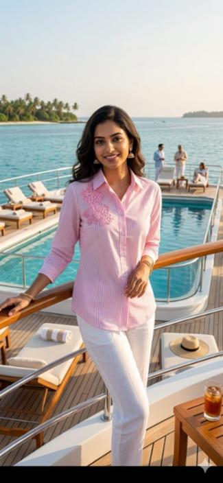 Cotton Patch Embroidery Free Size Shirt