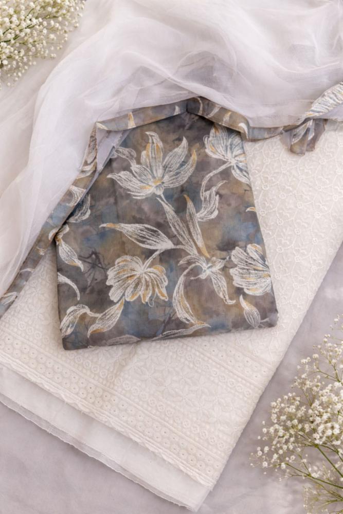 Beautiful Unstitched cotton suit