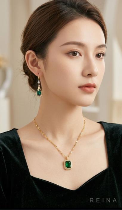 korean necklace set