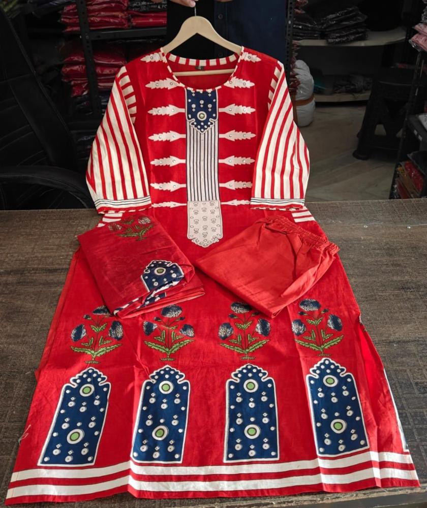 New Design Cotton kurta set 