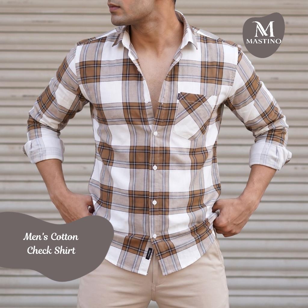 Men's Cotton Check Shirt