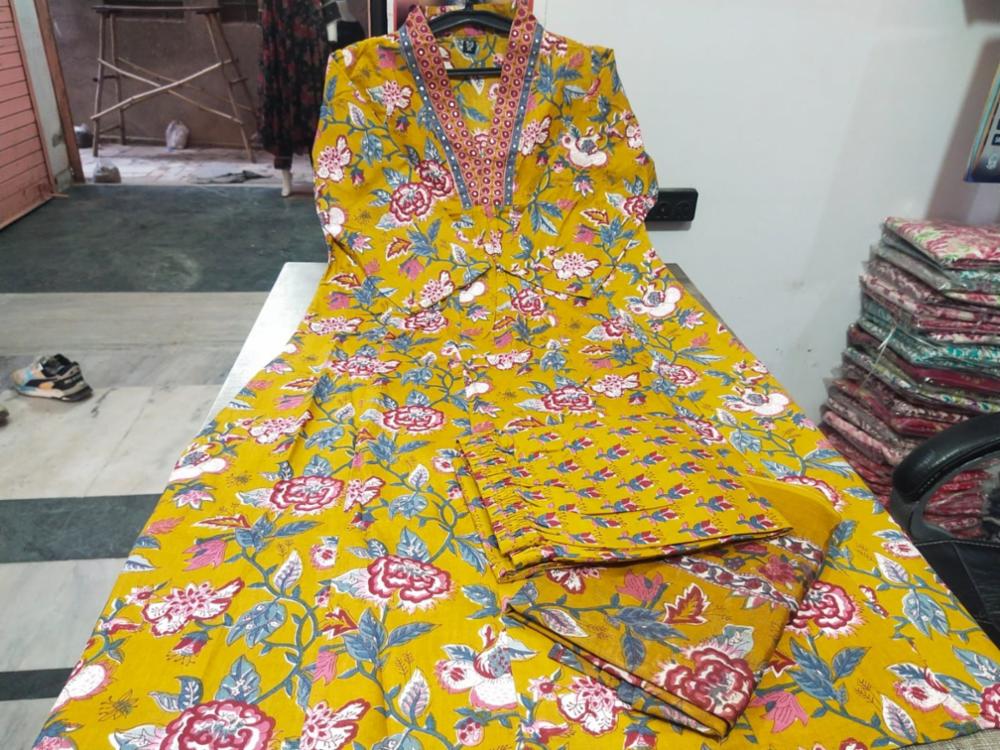Cotton Full Print dress 