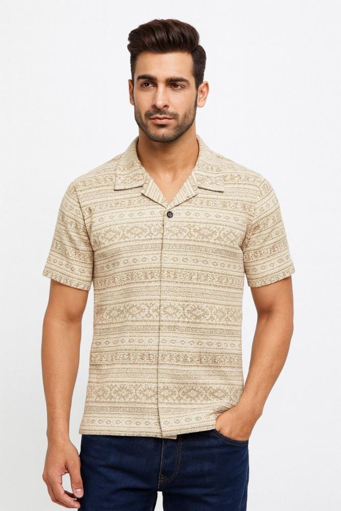 Cotton Viscose Formal Shirts Half sleeves 
