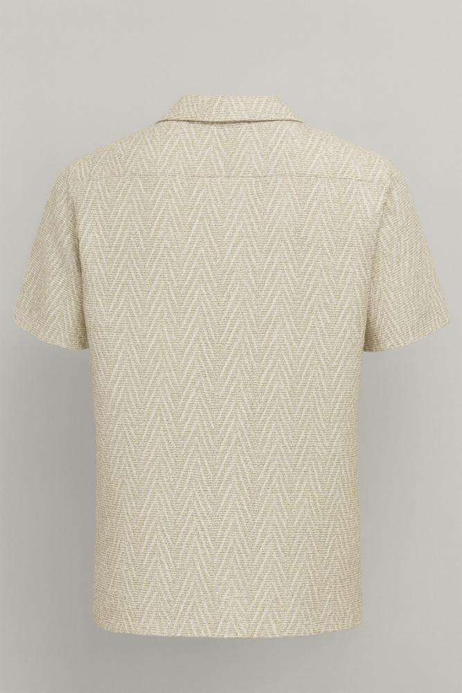 Men's Cotton Viscose Half Sleeve Shirt with Check Pattern