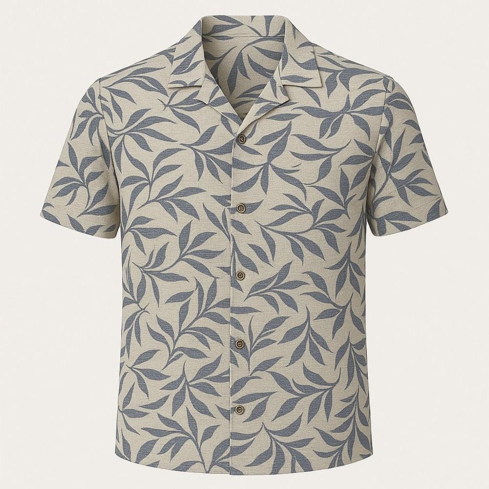 Cotton Viscose Half Sleeves Formal Shirt for Men - Check Pattern 