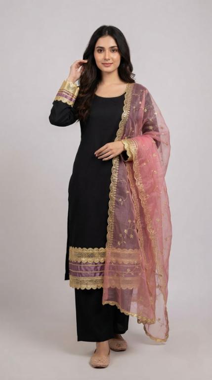 Viscose Crape Designer Kurta Set 