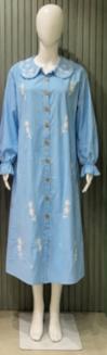 Beautiful poplin cotton dress free size 42,44,46