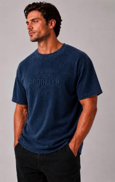 Embossed Oversized T-shirt 
