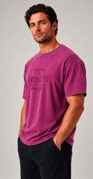 Embossed Oversized T-shirt