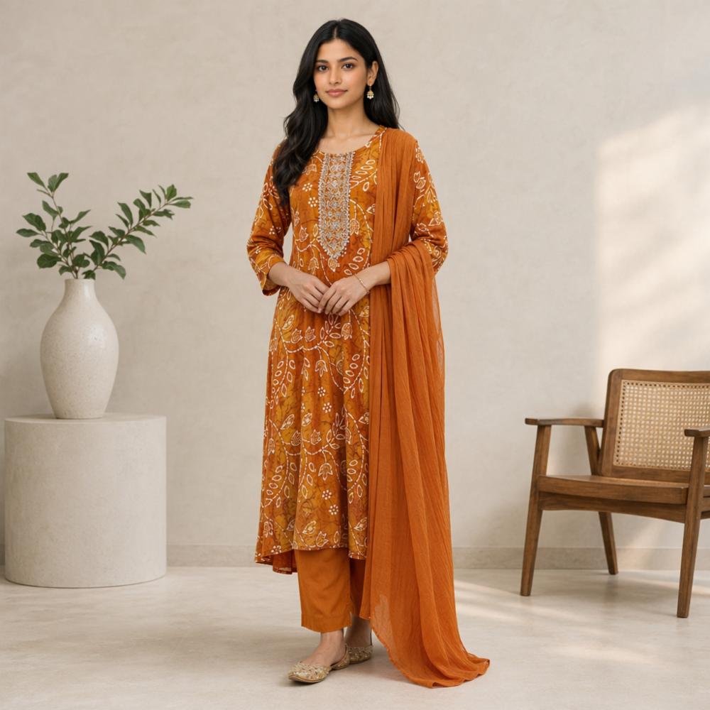 Women's 3 Piece Kurti Set, Multiple Sizes