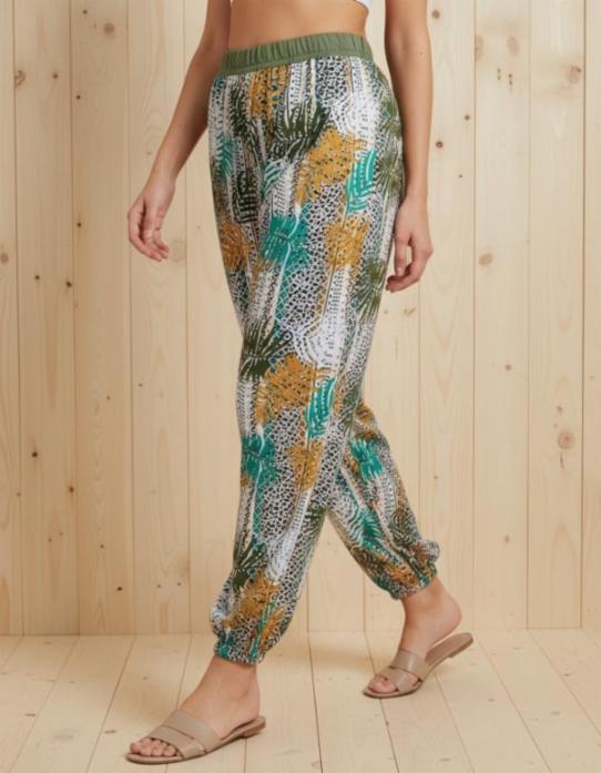 Women's Floral Printed Harem Pant