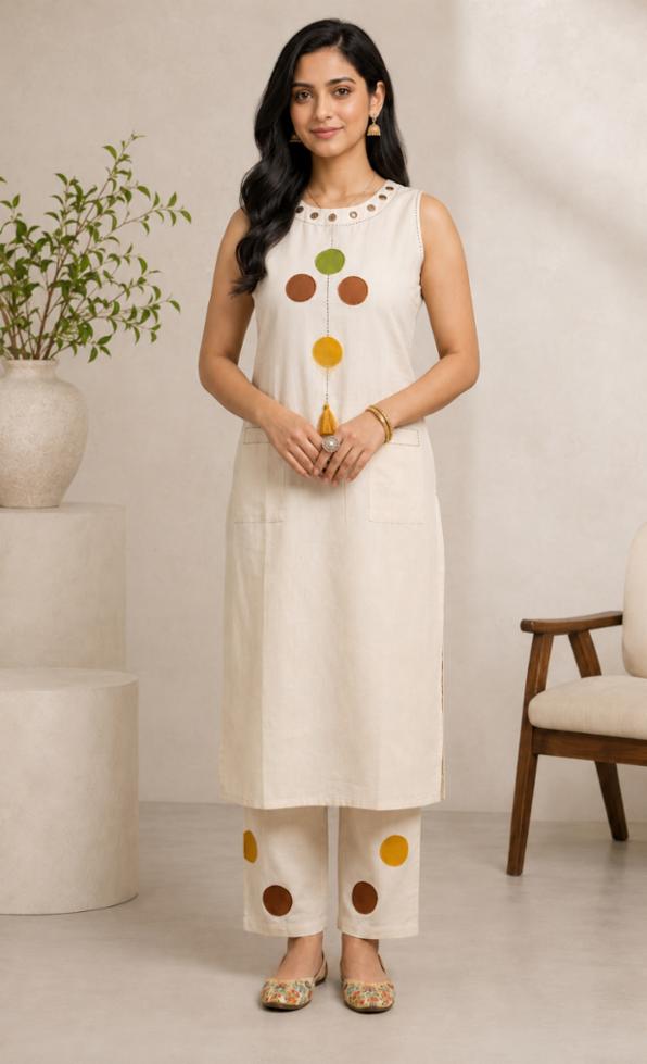 Cotton flex kurta set