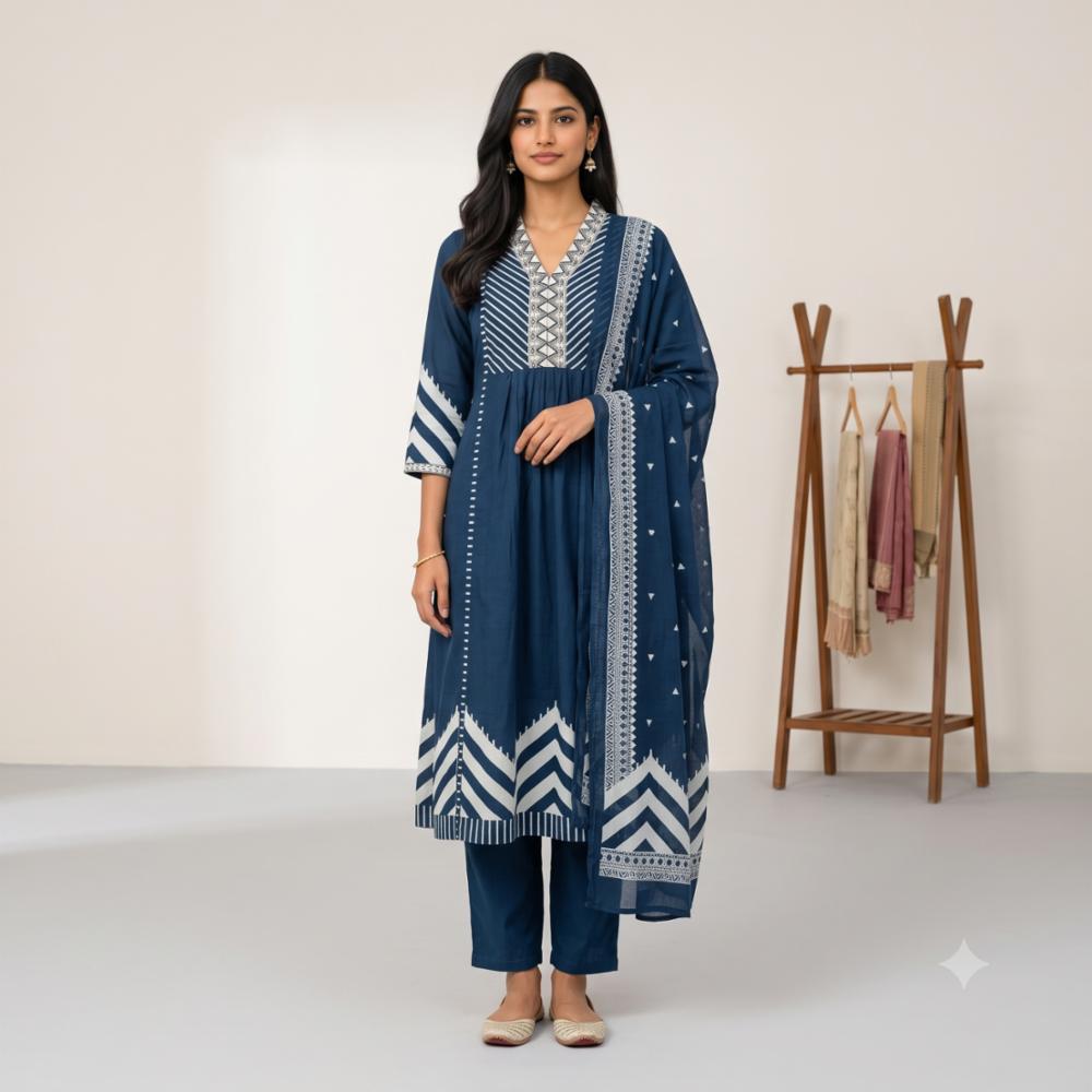 Women's 3-Piece Kurti Set