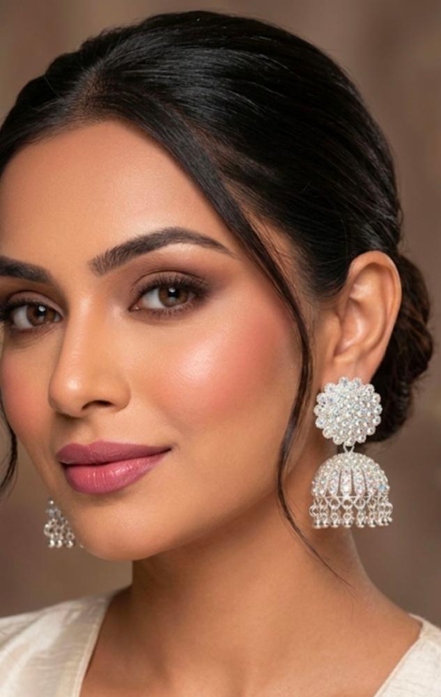 Saroj Combo Gold Plated Alloy Jhumka Earrings for Women (Set of 2)