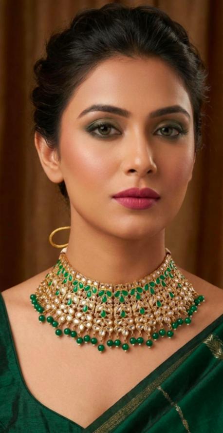 The Verdant Necklace Gold Plated Alloy Adjustable