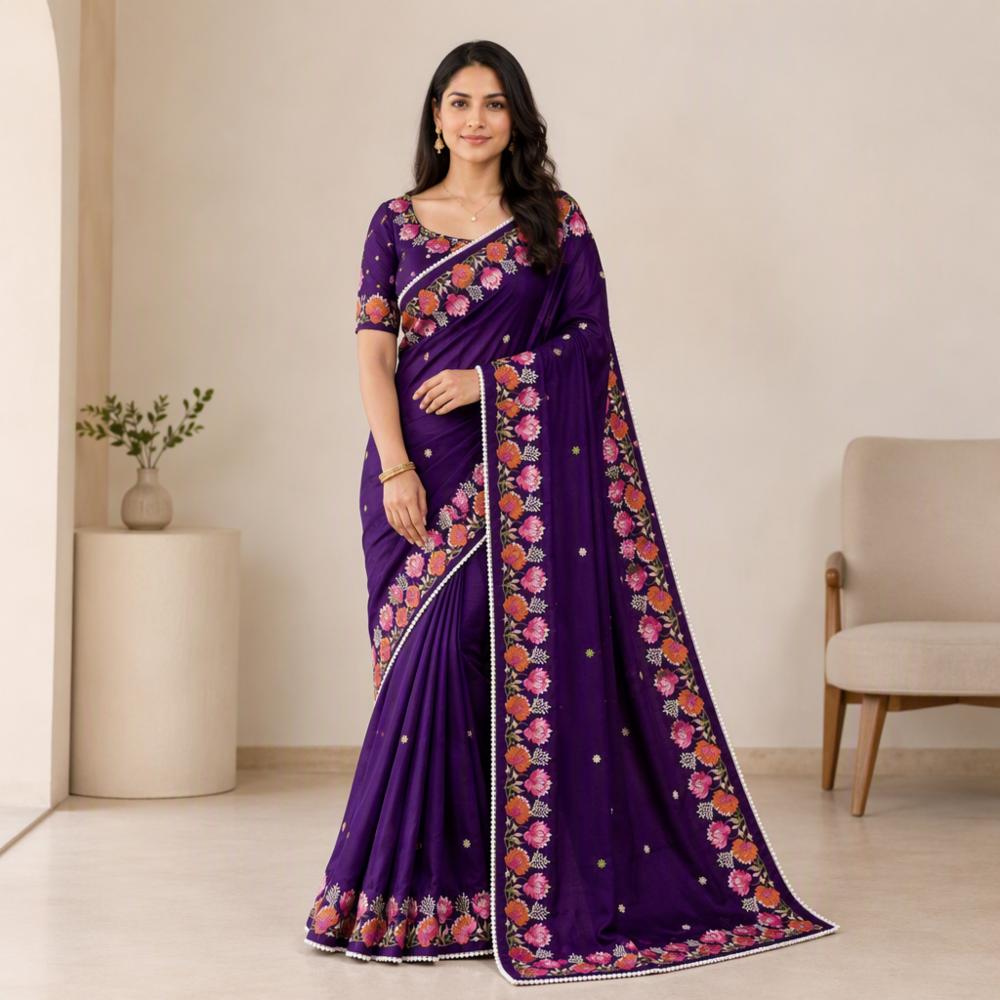 Pure Tussar Silk Saree