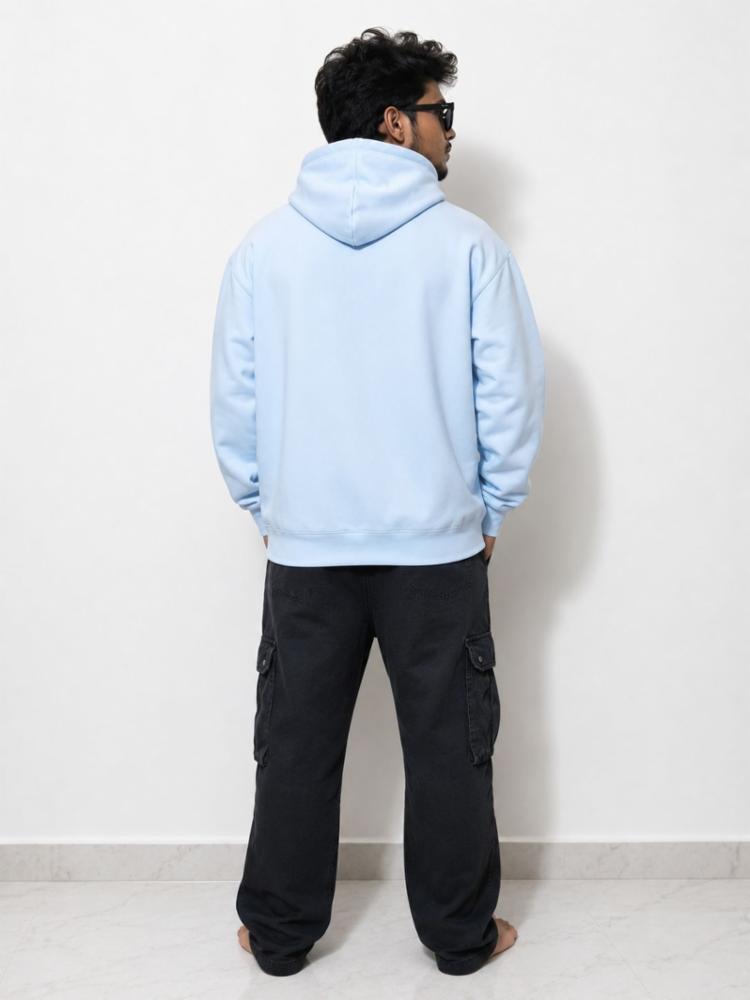 Sky Blue Oversized Unisex Hoodie