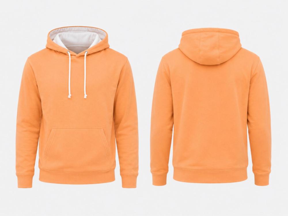 Peach Orange Oversized Unisex Hoodie