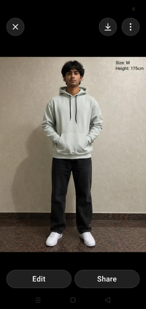 Sage Green Oversized Unisex Hoodie
