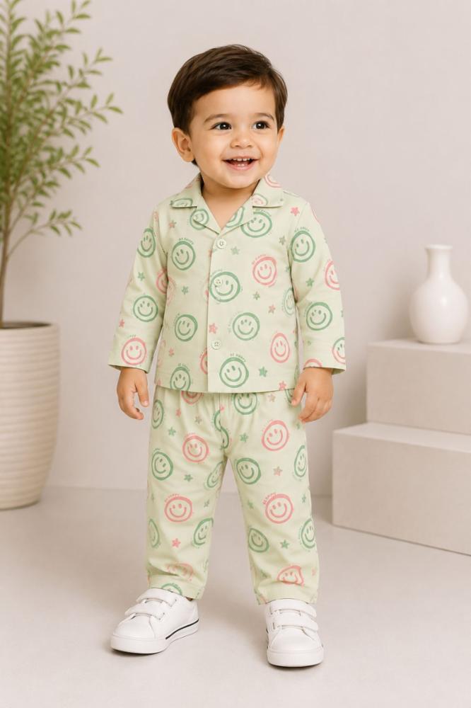 Unisex Cotton Night Suit for Infants (1-3 Years)