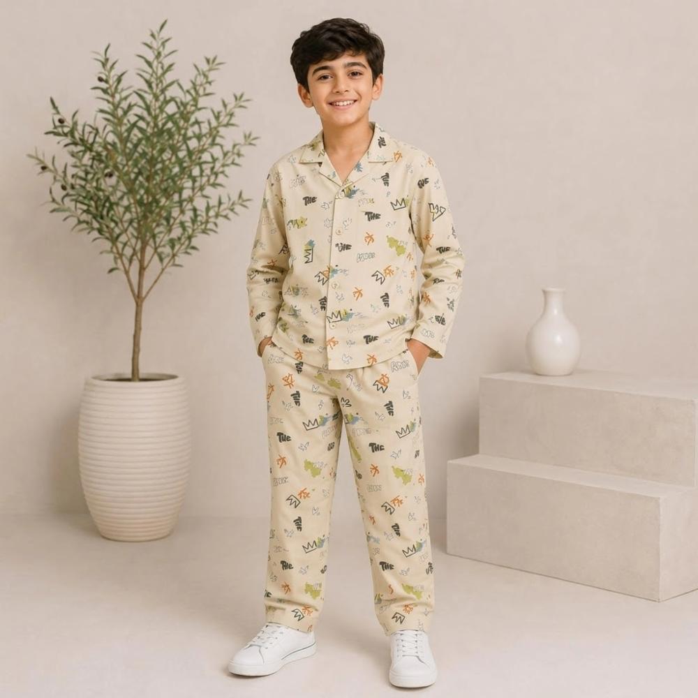 Unisex Night Suit for Kids 