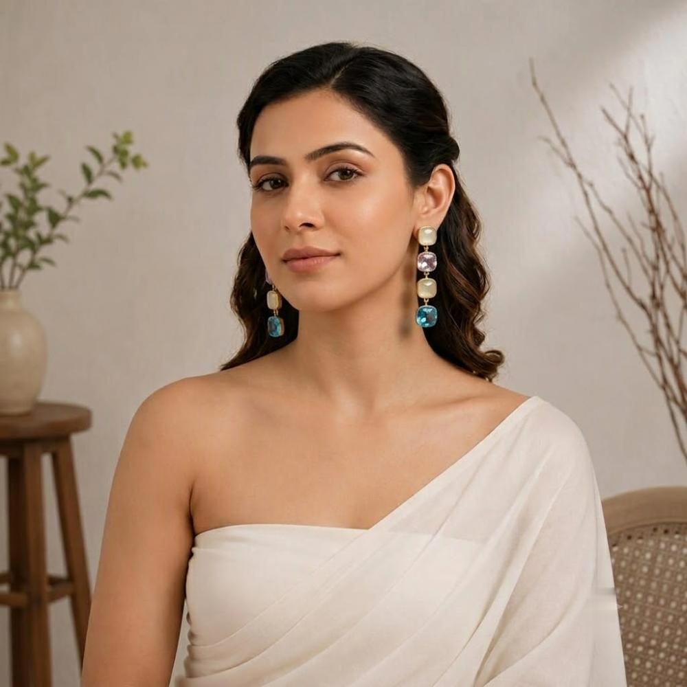Earrings Combo Set â 8 Pairs (Stud, Drop, Floral & Statement Styles)