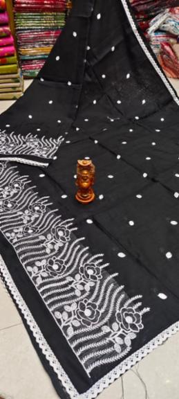 NEW ARRIVAL EXCLUSIVE SLUB COTTON  EMBROIDERY