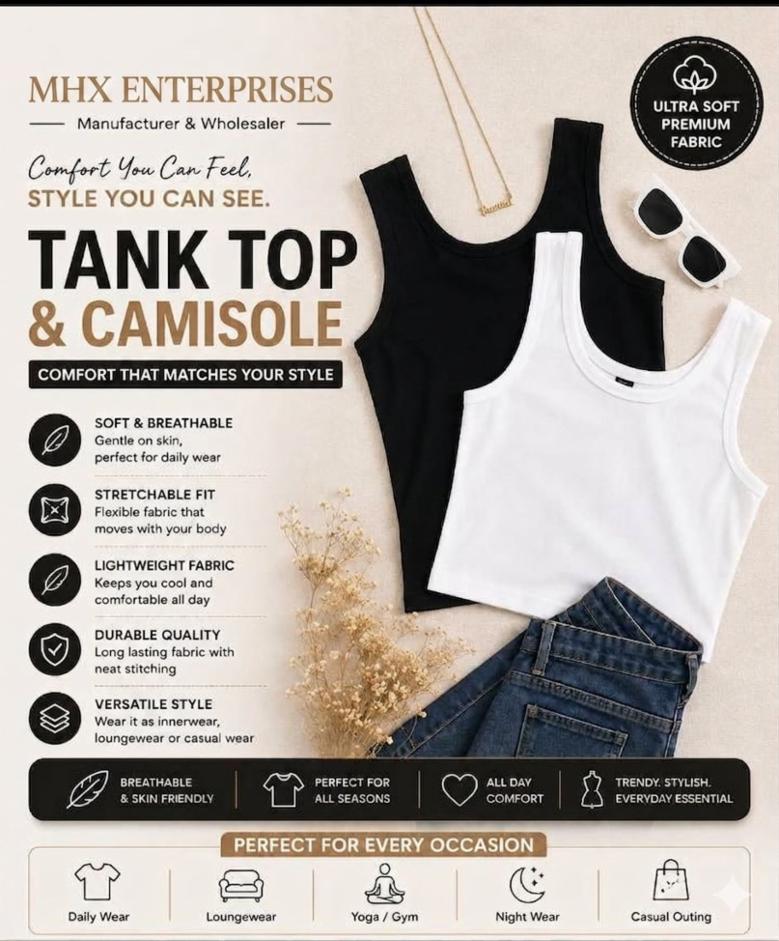 TANK TOP & CAMISOLE