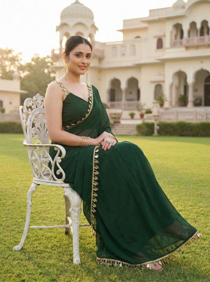 Women Green Saree