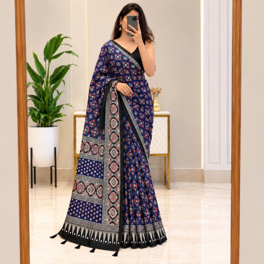 Sanvi Fashion Japan Satin Silk Saree 