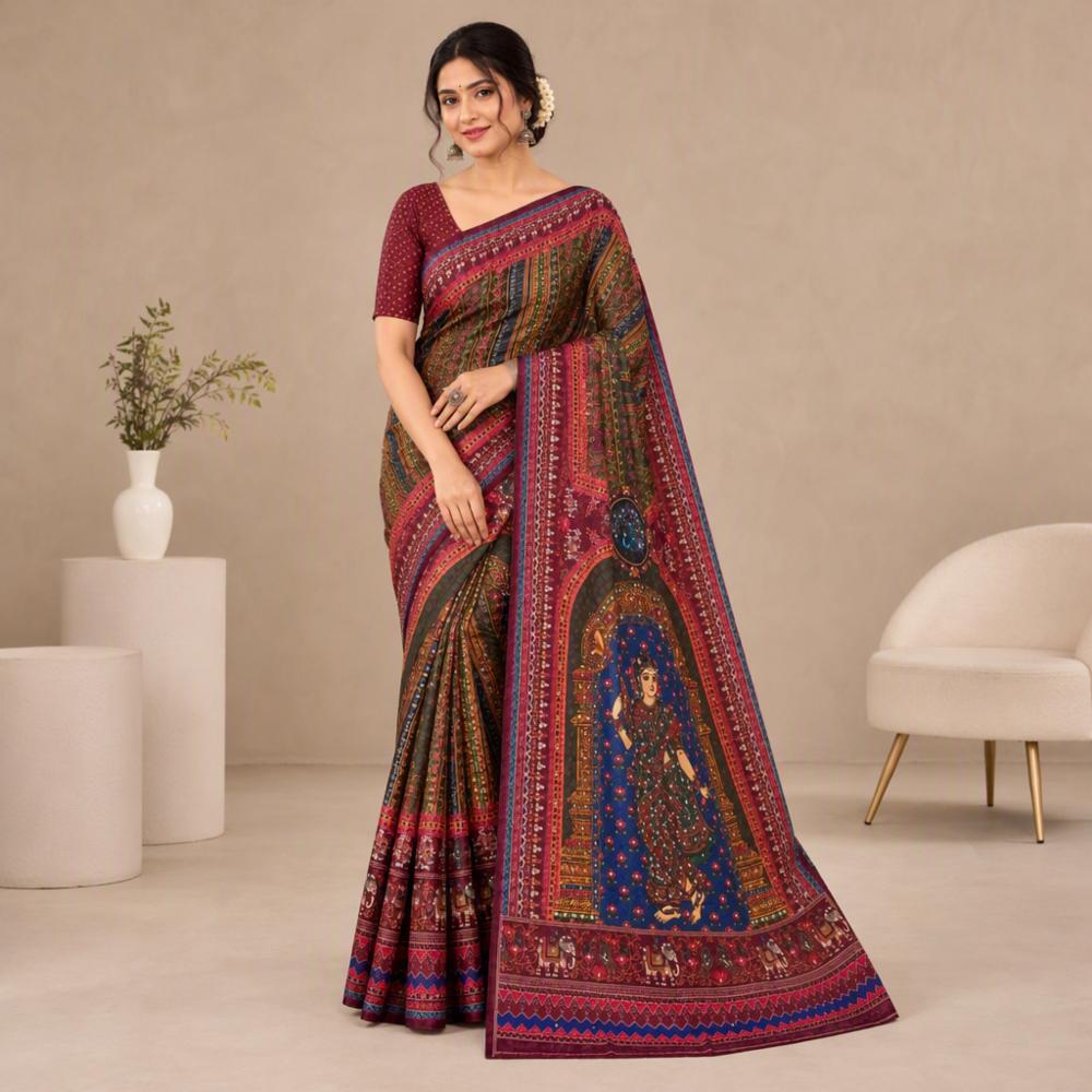 Rashmika Mandanna Viral Saree Collection