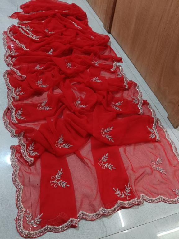 Royal Georgette Handwork Saree