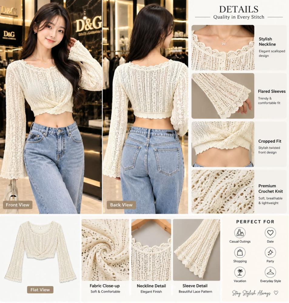 korean crop top