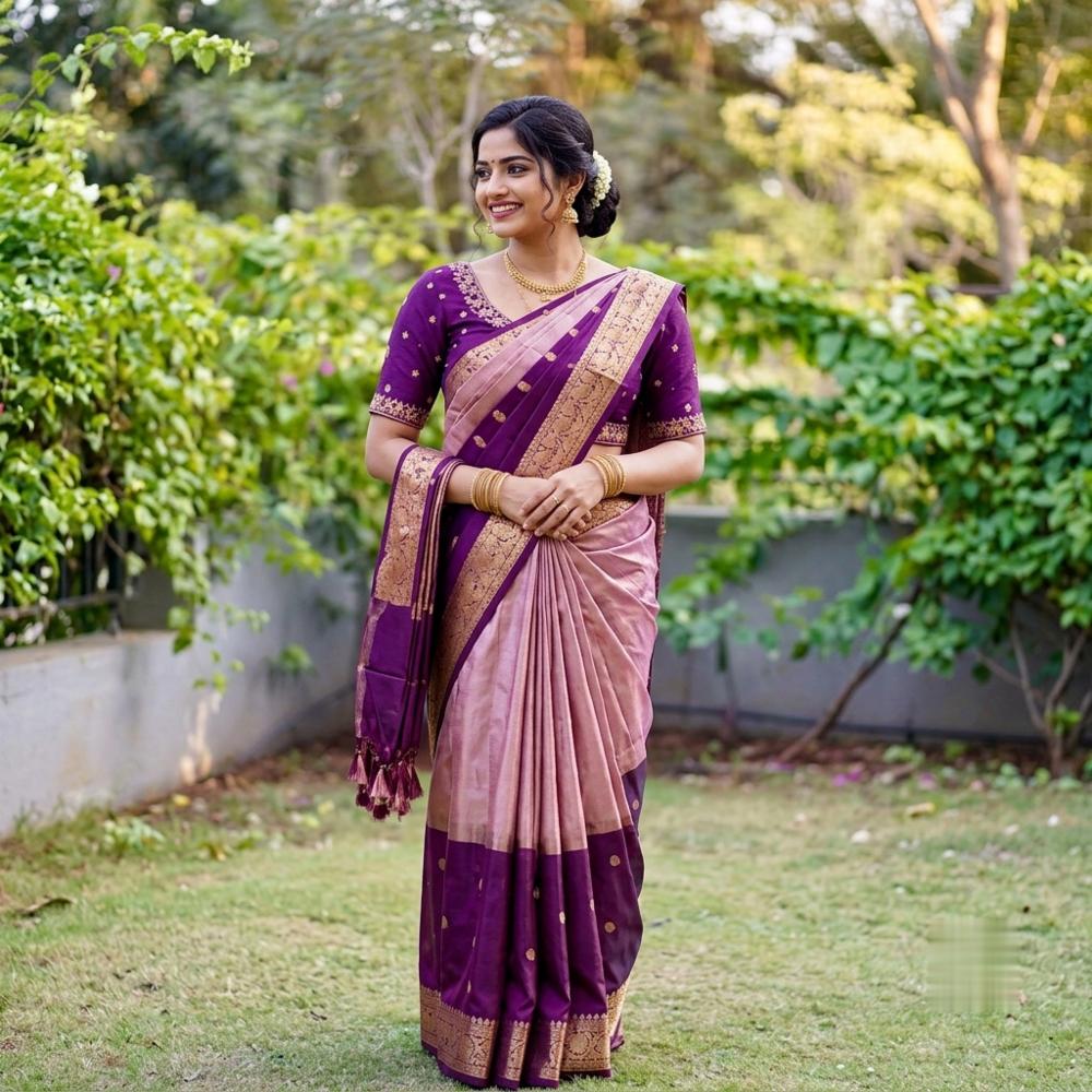 Banarasi Semi Silk Tissue Saree