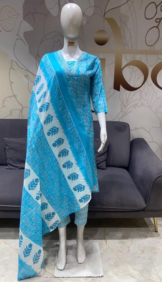 pure cotton suit