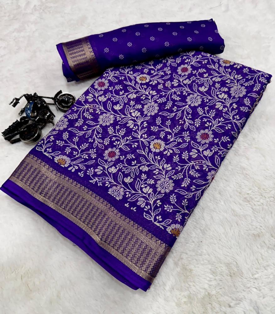 Georgette Saree with Blouse Piece