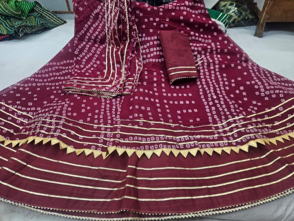 Beautiful Kota Doria Lehenga Set