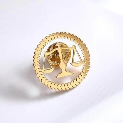 Lawyer & Advocate Blazer Badge | Legal Profession Suit Accessory | Gift for Lawyers
