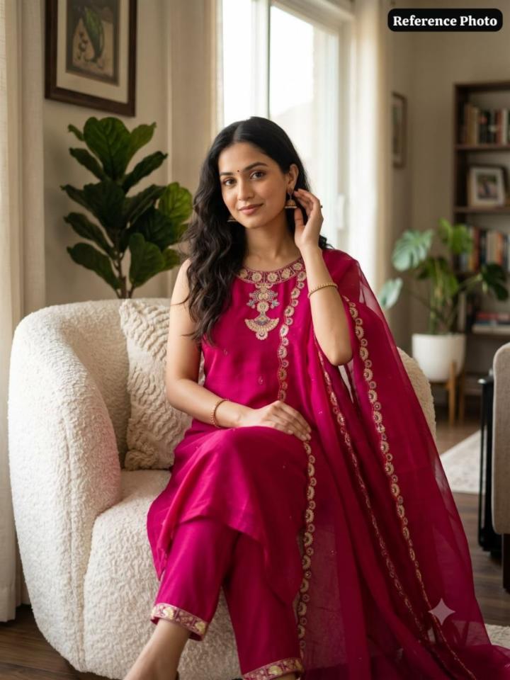 kurti, pent & dupatta